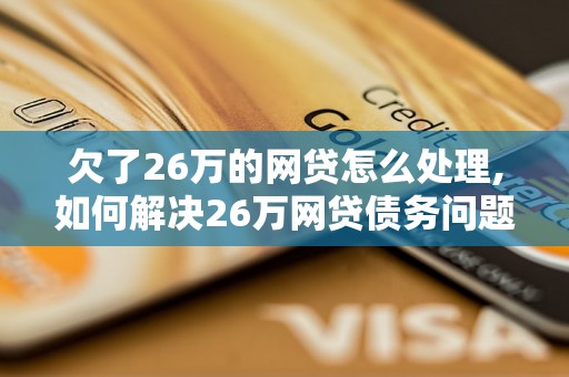 欠了26万的网贷怎么处理,如何解决26万网贷债务问题