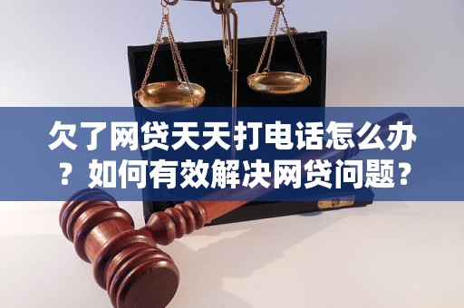 欠了网贷天天打电话怎么办？如何有效解决网贷问题？