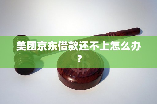 美团京东借款还不上怎么办？