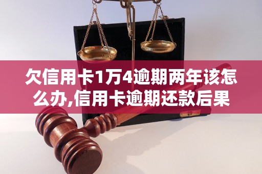 欠信用卡1万4逾期两年该怎么办,信用卡逾期还款后果及解决方法