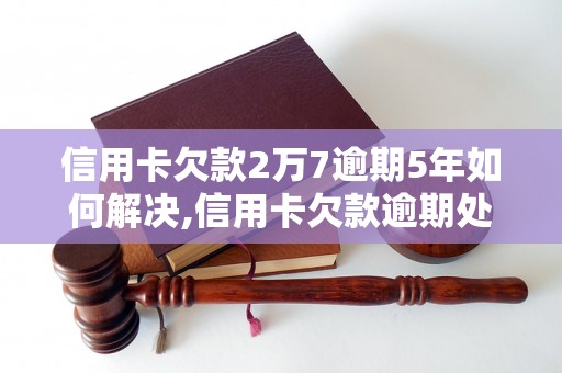 信用卡欠款2万7逾期5年如何解决,信用卡欠款逾期处理方法