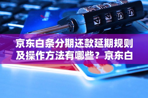 京东白条分期还款延期规则及操作方法有哪些？京东白条分期还款延期流程详解