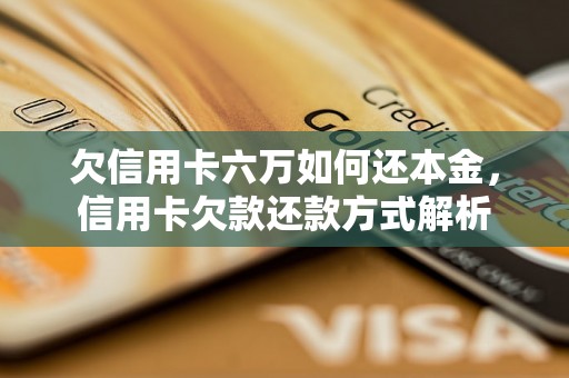 欠信用卡六万如何还本金，信用卡欠款还款方式解析