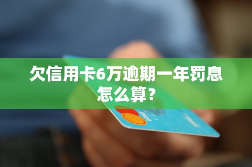 欠信用卡6万逾期一年罚息怎么算？