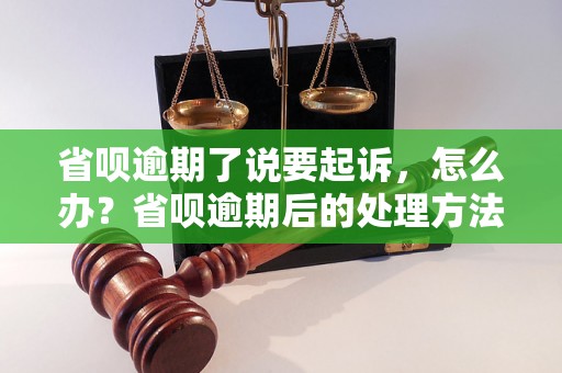 省呗逾期了说要起诉，怎么办？省呗逾期后的处理方法