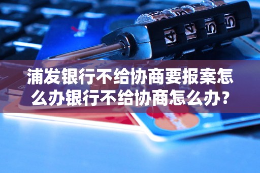 浦发银行不给协商要报案怎么办银行不给协商怎么办？