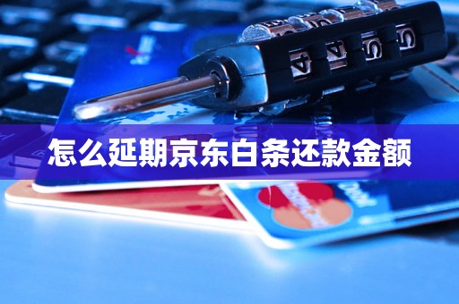 怎么延期京东白条还款金额