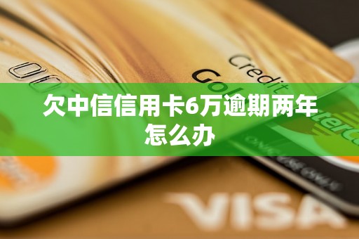 欠中信信用卡6万逾期两年怎么办