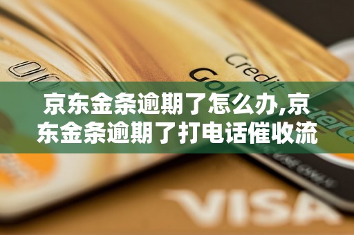 京东金条逾期了怎么办,京东金条逾期了打电话催收流程