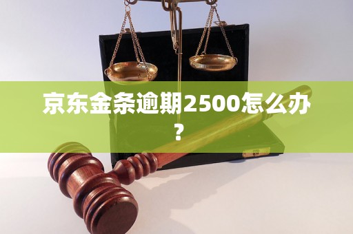 京东金条逾期2500怎么办？