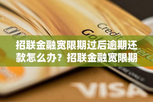 招联金融宽限期过后逾期还款怎么办？招联金融宽限期逾期费用收费标准