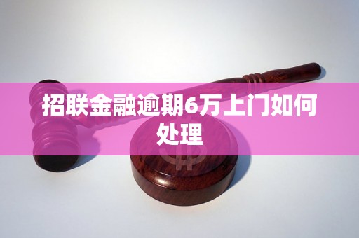 招联金融逾期6万上门如何处理