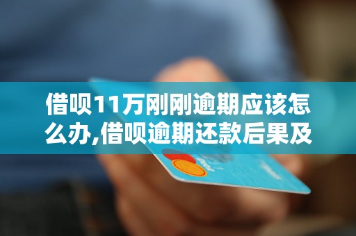 借呗11万刚刚逾期应该怎么办,借呗逾期还款后果及解决方法