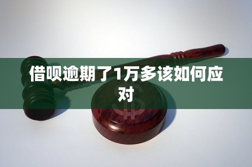 借呗逾期了1万多该如何应对