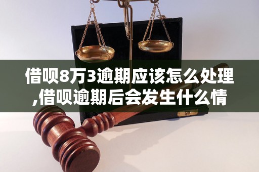 借呗8万3逾期应该怎么处理,借呗逾期后会发生什么情况