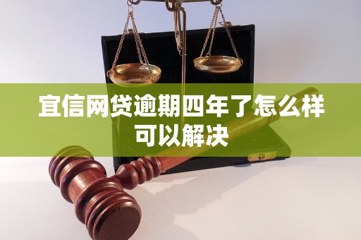 宜信网贷逾期四年了怎么样可以解决