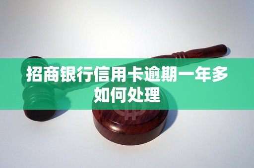 招商银行信用卡逾期一年多如何处理