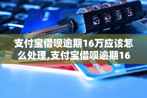 支付宝借呗逾期16万应该怎么处理,支付宝借呗逾期16万还款方法