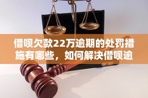 借呗欠款22万逾期的处罚措施有哪些，如何解决借呗逾期问题