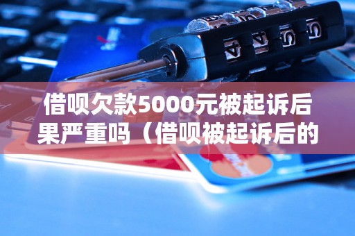 借呗欠款5000元被起诉后果严重吗（借呗被起诉后的处理方式）