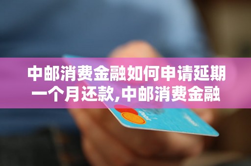 中邮消费金融如何申请延期一个月还款,中邮消费金融延期还款流程