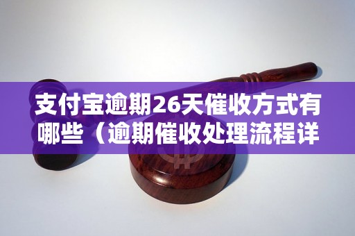 支付宝逾期26天催收方式有哪些（逾期催收处理流程详解）