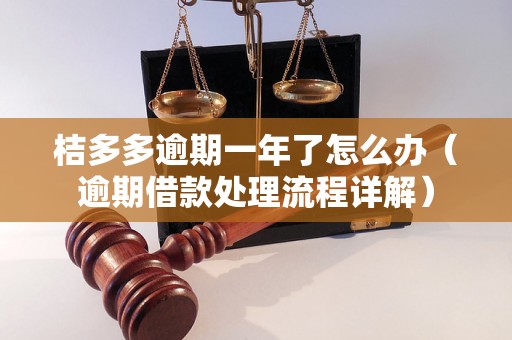 桔多多逾期一年了怎么办（逾期借款处理流程详解）