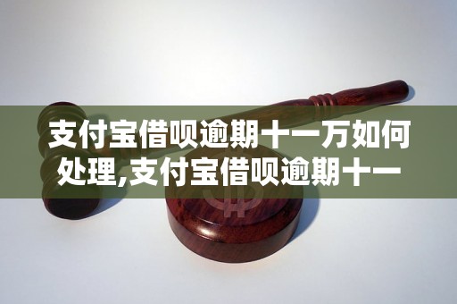 支付宝借呗逾期十一万如何处理,支付宝借呗逾期十一万后果严重吗