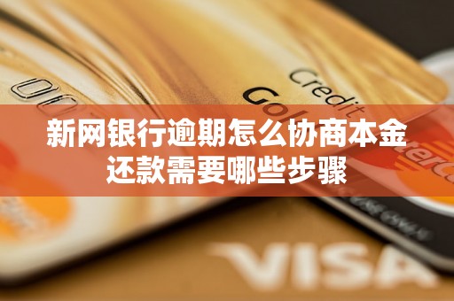 新网银行逾期怎么协商本金还款需要哪些步骤