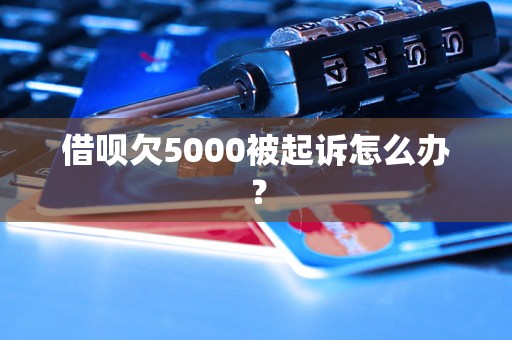 借呗欠5000被起诉怎么办？