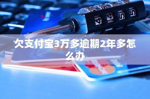 欠支付宝3万多逾期2年多怎么办