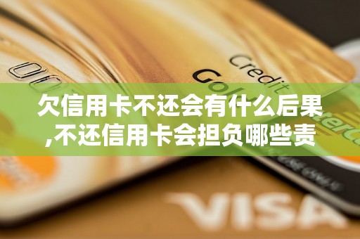 欠信用卡不还会有什么后果,不还信用卡会担负哪些责任