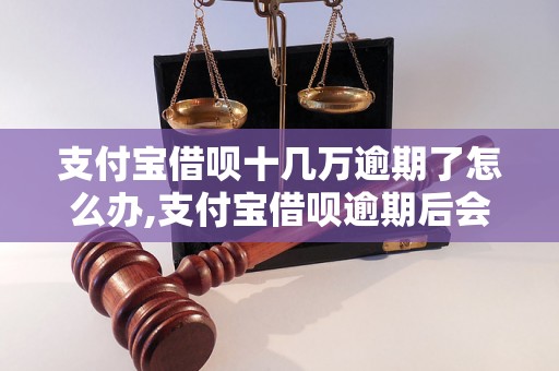 支付宝借呗十几万逾期了怎么办,支付宝借呗逾期后会发生什么情况