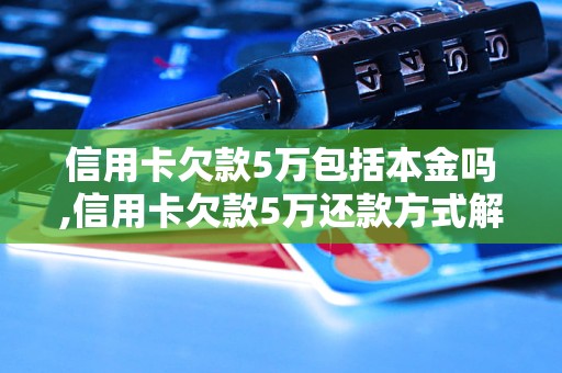 信用卡欠款5万包括本金吗,信用卡欠款5万还款方式解析