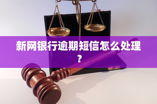 新网银行逾期短信怎么处理？