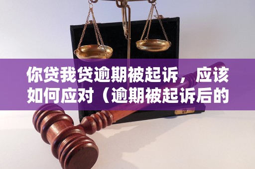 你贷我贷逾期被起诉，应该如何应对（逾期被起诉后的法律维权措施）