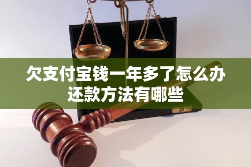 欠支付宝钱一年多了怎么办还款方法有哪些