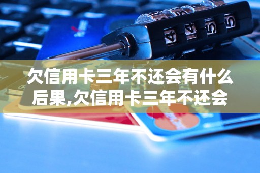 欠信用卡三年不还会有什么后果,欠信用卡三年不还会被追究法律责任吗