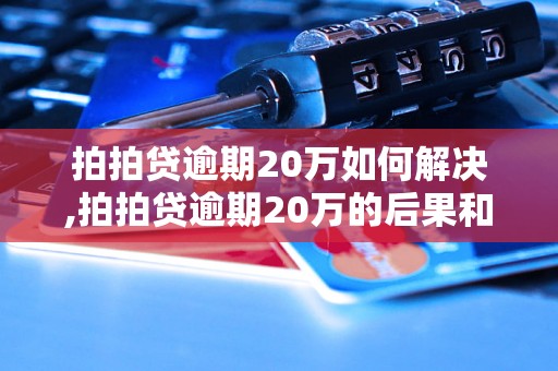 拍拍贷逾期20万如何解决,拍拍贷逾期20万的后果和处理办法