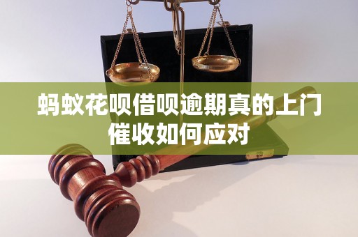 蚂蚁花呗借呗逾期真的上门催收如何应对