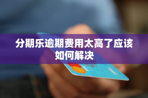 分期乐逾期费用太高了应该如何解决