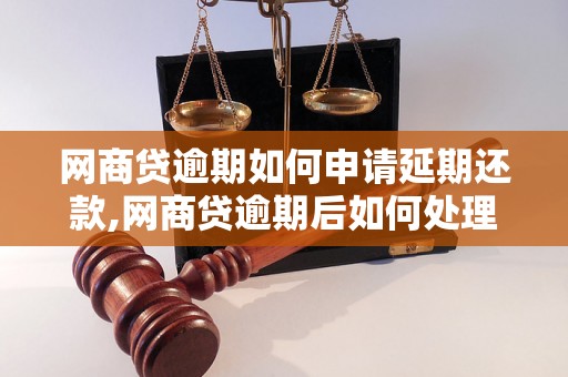 网商贷逾期如何申请延期还款,网商贷逾期后如何处理