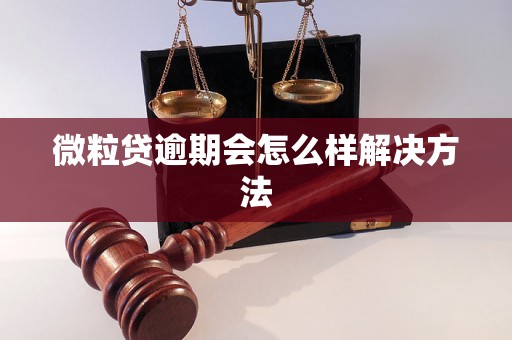 微粒贷逾期会怎么样解决方法