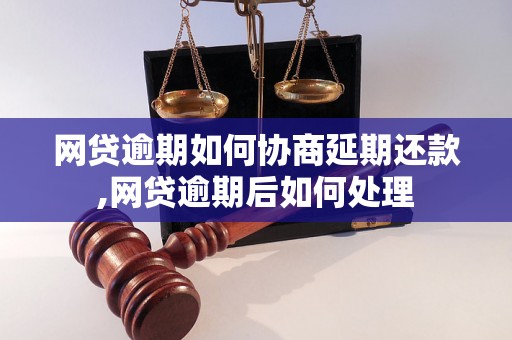 网贷逾期如何协商延期还款,网贷逾期后如何处理