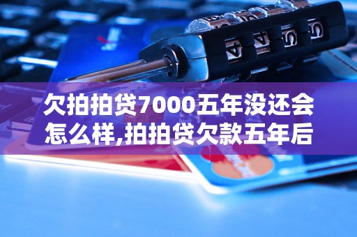 欠拍拍贷7000五年没还会怎么样,拍拍贷欠款五年后的处理方式