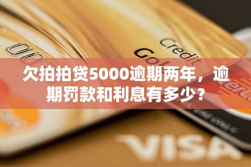 欠拍拍贷5000逾期两年，逾期罚款和利息有多少？