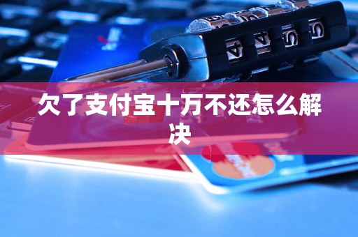 欠了支付宝十万不还怎么解决