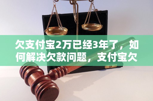 欠支付宝2万已经3年了，如何解决欠款问题，支付宝欠款处理方法