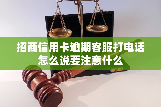 招商信用卡逾期客服打电话怎么说要注意什么