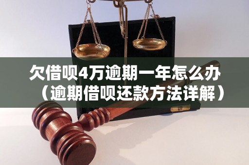 欠借呗4万逾期一年怎么办（逾期借呗还款方法详解）